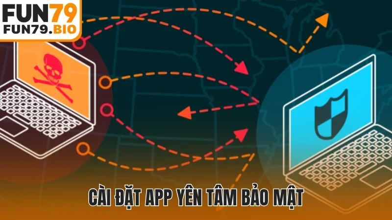 Cài đặt app yên tâm bảo mật