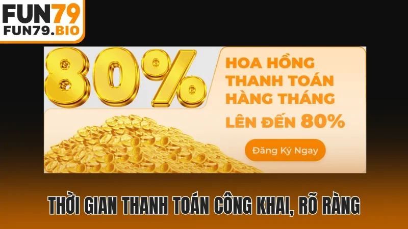 Thời gian thanh toán công khai, rõ ràng
